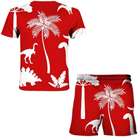 Xiloccer Mens Boho בגדי חולצה הוואי בנות בחור חם תלבושות בחור תלבושות קיץ חליפת כושר אימונית ריצה