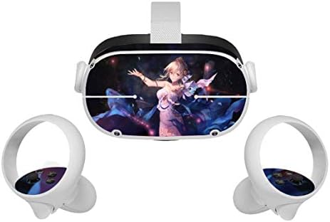 פנטזיית הרפתקאות עולם Moblie Game Oculus Quest 2 Skin VR 2 אוזניות עורות ובקרות מדבקות מדבקות מגן אביזרים