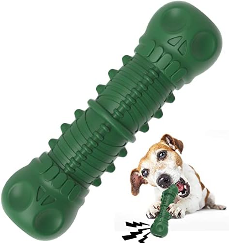 צעצועים חורקים של זיקטון כלבים לעיסות אגרסיביות, צעצועים לעיסת כלבים עמידים לכלב גדול בגזע בינוני, צעצועים