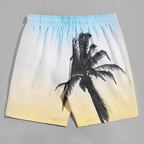 גזעי שחייה לגברים מכנסי הדפס פרחוניים עם כיסים מכנסיים קצרים חוף אלסטיים גולשים מכנסי שחייה קצרים