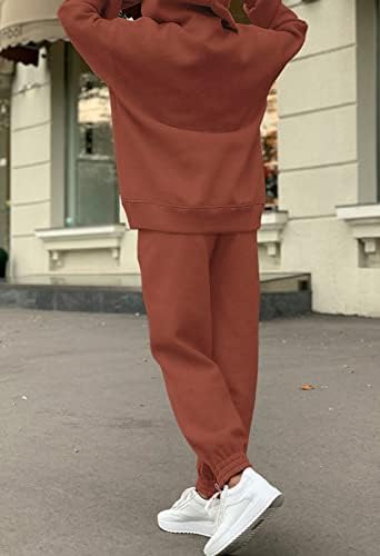 קפוצ'ונים ליננס קפוצ'ונים בגד סעוד שרוול ארוך עם מכנסי טרנינג עם מכנסי טרנינג 2 סטים של חתיכות