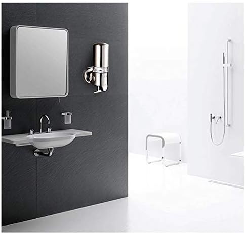 מתקן קרם OMIDM משאבה רכובה לקיר נירוסטה, שמפו וסבון, עבור משטח חדרי אמבטיה, מכשירי קרני אמבטיה בחדר הרחצה