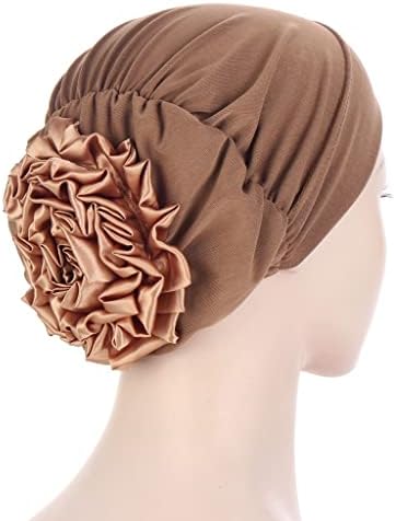 Xxxdxdp חטיבות נשים נשים כובע פרחוני הודו כובעי כובעי שיער כובע פרח כפה כפה לנשים אביזרי שיער