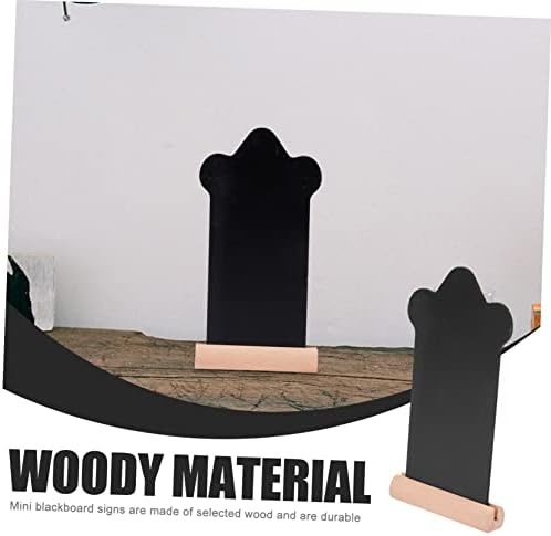 8 יחידות מיני לוח חתונה קישוטי שולחן טופר עץ דקור לוחות עבור דקור לוח וגיר הודעה לוח סימני לוחות עץ