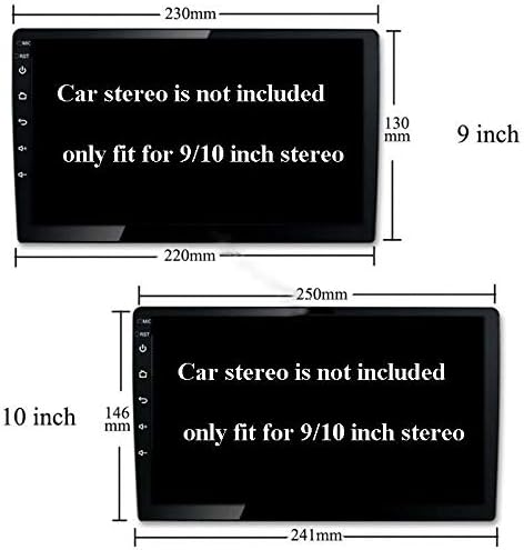 9 אינץ רכב רדיו פאשיה מסגרת עבור הונדה ספיריור 2014-2017 נגן לוח דאש ערכת התקנה סטריאו מסגרת לקצץ לוח
