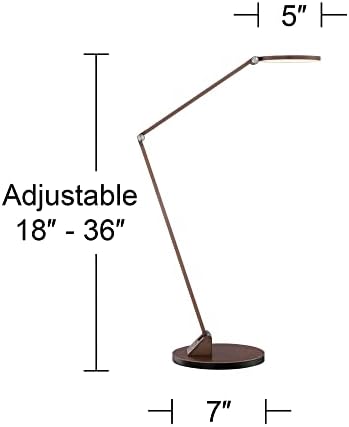 פוסיני אירו עיצוב מגנום מודרני מינימליסטי שולחן שולחן מנורת הוביל מתכוונן זרוע ראש 36 גבוה צרפתית