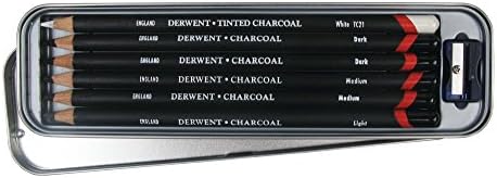 עפרונות פחם דרוונט, פח מתכת, 6 ספירת