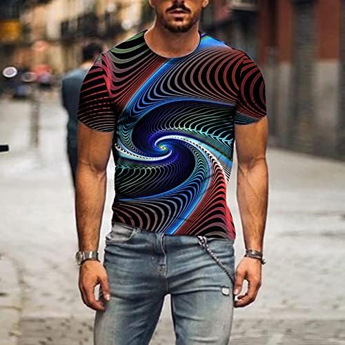 חולצות הדפס תלת מימדיות לגברים מגניבות חולצות טריק