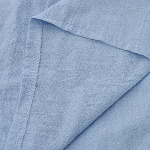 חולצות פשתן כותנה לנשים 2023 שרוול קצר בקיץ שפירית שפירית צמרות גרפיות כפתור דש למטה טוניקה טוניק חולצה