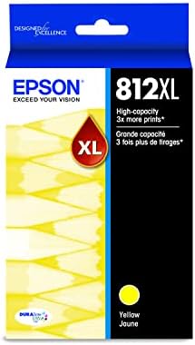 Epson T812 Durabrite Ultra INK קיבולת גבוהה במיוחד, מחסנית שחורה & T812 Durabrite Ultra Ink Capity Capeat