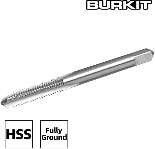 Burkit M1.7 x 0.35 חוט ברז יד ימין, HSS M1.7 x 0.35 ברז מכונה מחורץ ישר ברז