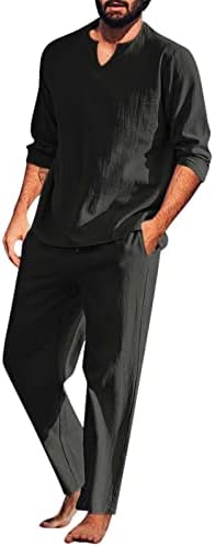 מעיל קרדיגן מוצק של AIPENGRY עם מכנסי אימונית מכנסיים גברים 2 חלקים חליפת ריצה לריצה לגברים חליפת גברים מעילי