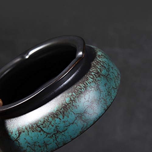 WXFF Ceramic Ciramic Athrette, חלקיקים מזוגגים מאפרים עבור מעשנים מגש אפר מקורה או חיצוני למגש שולחן