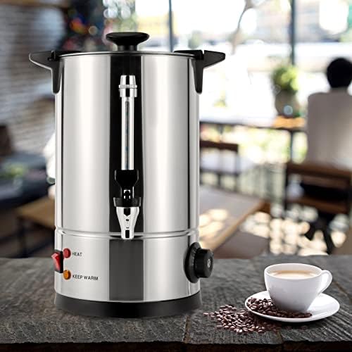 Titunjian קפה מסחרי Urn נירוסטה מפלדת קפה מכונת קפה מהירה מבשלת משקאות חמים שמור על מים חמים מים חמים