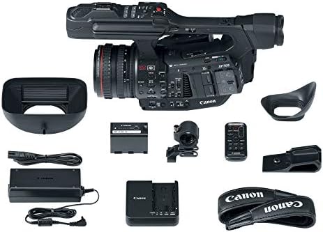 Canon 4K, HD הקלטת מצלמת וידיאו מקצועית, שחור