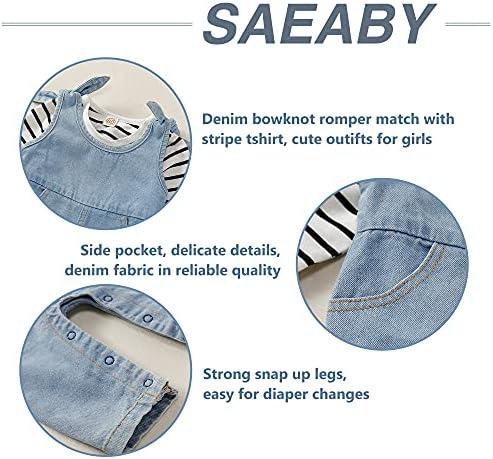 פעוטות פעוטות תינוקות תינוקות בנות ג'ינס ג'ינס סרבל סרבל ג'ינס ג'ינס ג'ינס תלבושות בגדי בנות