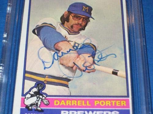 דרל פורטר חתום כרטיס מסחר בקט אימת - כרטיסי בייסבול עם חתימה של MLB