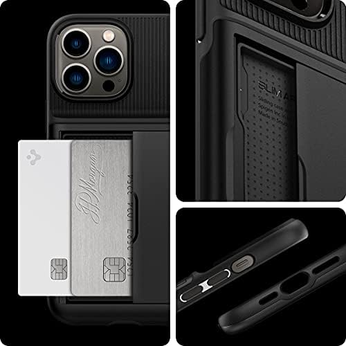 Spigen Slim Armor CS מיועד לאייפון 13 Pro Case - Black
