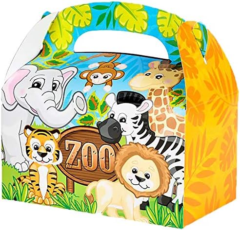 קופסאות טיפול בגן החיות, טובות מעדיפות תיבת מתנה לילדים לטובת מסיבות יום הולדת, אירועי חתונות, מקלחת לתינוקות,