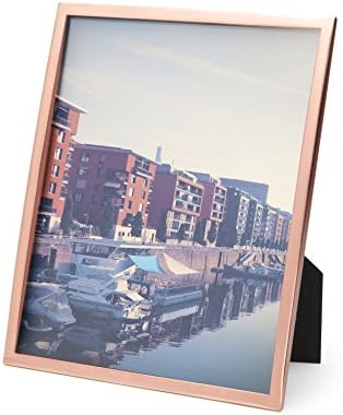מסגרת תמונה מתכתית של אומברה סנזה, תצוגת צילום ייחודית 4 x 6, פליז מט