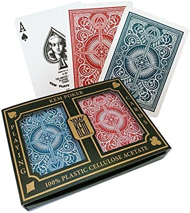 קם משחק כרטיסי חץ אדום וכחול, פוקר גודל-סטנדרטי מדד משחק קלפים ,1007268
