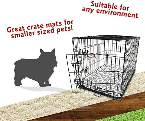 24 קישורים מחצלת מיטת כלבים של ארגז אפור על ידי מוצרי חיות מחמד מלכותיים