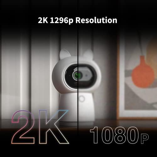 AQARA 2K אבטחה רכזת מצלמה מקורה G3 פלוס מתג אור חכם, זיהוי פנים ותנועות AI, שלט רחוק אינפרא