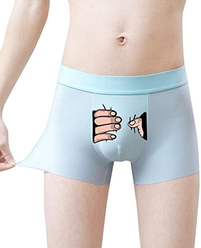 בוקסר לגברים חבילת גברים של קרח משי תחתונים מצחיק יצירתי אישיות מצחיק חמוד לנשימה גברים של מתאגרפים