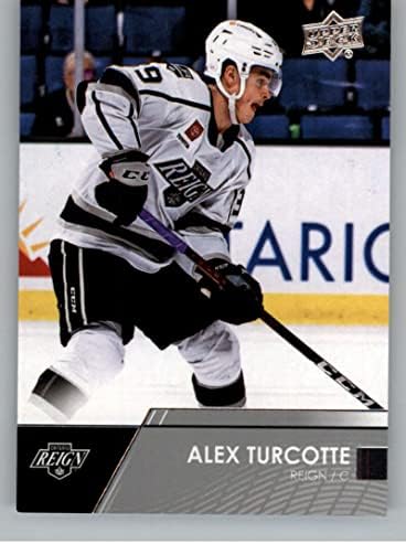 2021-22 סיפון עליון AHL 95 ALEX TURCOTTE RC טירון טירון אונטריו שלטון כרטיס מסחר