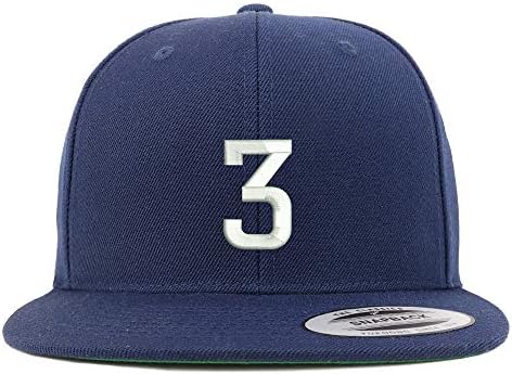 טרנדי הלבשה חנות מספר 3 רקום סנפבק פלאטביל בייסבול כובע