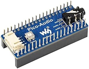 לוח הרחבת Audio Treedix תואם למפענח סטריאו של Raspberry Pi Pico עם פלט שקע אוזניות חיצוני של קרן
