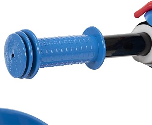 האפי מארוול ספיידרמן 3 גלגל תלת אופן הדרכה לגיל הרך עם מסגרת פלדה, סל אחסון, אדום &מגבר; כחול, 19.5 איקס