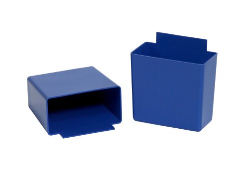 אבידיטי בינק313ב כוסות פח פלסטיק כחולות, 3-1/4 על 1-3/4 על 3 אינץ', למיון חלקים קטנים בפחי