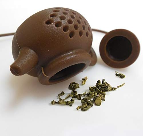 מזון אחסון מכולות ארוך על מפזר עלה תיק תה מסנן מסננת תה אינפוזיה סיליקון פרטים מטבח כמו אוכל