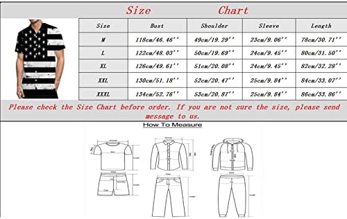 צווארון מגולגל לגברים 3 ד דפוס דיגיטלי אבזם כיס דש חולצת שרוול קצר חולצות מסוגננות לגברים בכושר דק