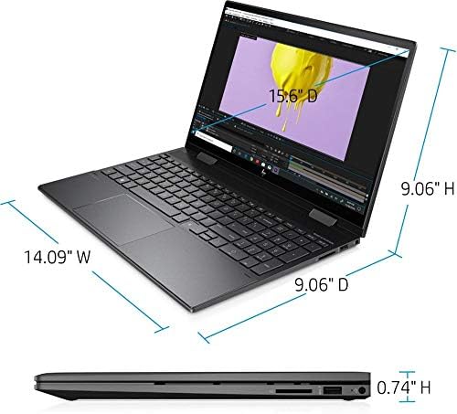 2020 ה-אייץ 'פי אנווי 360 2 ב - 1 15.6 מחשב נייד עם מסך מגע של ה-אייץ 'פי אייץ 'אייץ', אמד רייזן 5 4500 יו עד 4.0