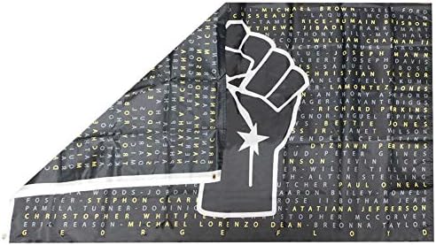 סיטונאות אמריקאית סופרסטור שחור שחור חומר אגרוף אגרוף שמותיהם דגל 3x5 3'x5 'ארוג פולי ניילון BLM דגל