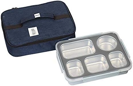 קופסת ארוחת הצהריים של מלבן מלבן מלבן מלבן גבוה של Femora לתיק עם תיקים עם תיקים