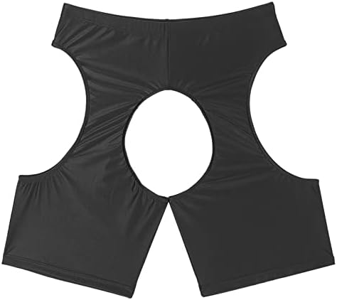 MSEMIS SPANDEX SPANDEX YOGA BIKER DELISSION מכנסיים קצרים של מכנסי כדורעף תחתונים חלקה