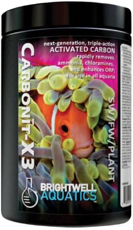 Brightwell Carbonit X3 - מדיה מסננת פחמן מופעלת, מסיר אמוניה, כלור ומשפר את ORP באקווריומים ימיים