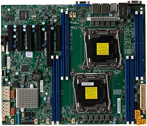 לוח האם Supermicro MBD-X10DRL-I-B LGA2011 E5-2600V3 C612 DDR4 PCI-express SATA ATX BROAD BOX