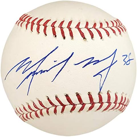 מייקל מורס חתימה על חתימה רשמית MLB בייסבול סן פרנסיסקו ענקים MCS HOLO מלאי 57860 - כדורי בייסבול עם חתימה
