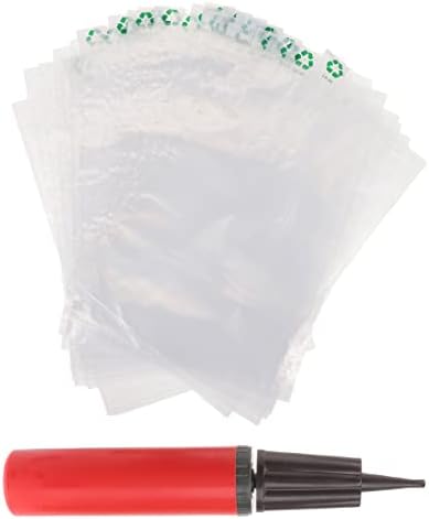 STOBOK צלול תרמיל תרמיל תרמיל ארנק ברור 250 יח 'אריזת פלסטיק ברורה אריזת כריות אוויר שקיות תיקים לתיקים מתנפחים