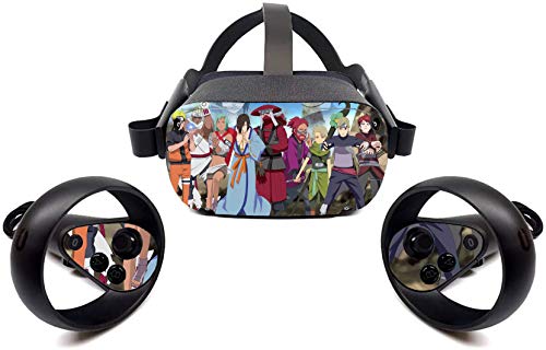 Oculus Quest VR אוזניות מדבקת העור של גיבור העל אנימה מדבקות ויניל לאוזניות ובקר מאת OK ANH YEU