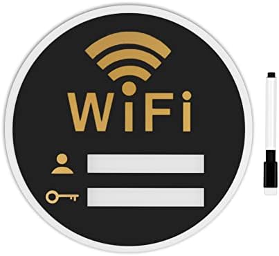 פוסינז WiFi סיסמא סיסמה שלט אקרילי WiFi שלט רשת אלחוטית שלט קיר קיר עצמיות הר לוח גיר למסעדה משרדי