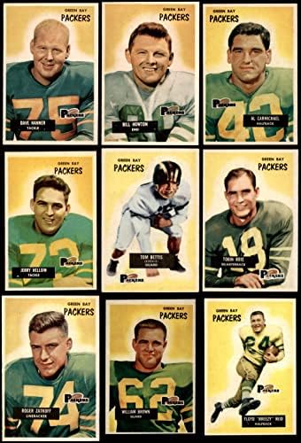 1955 צוות Bowman Green Bay Packers Set Green Bay Packers Ex/MT+ Packers