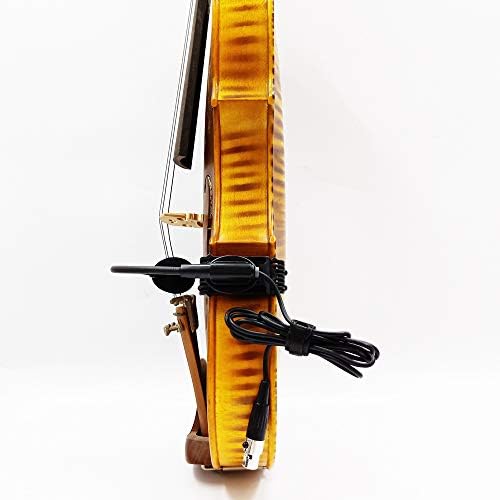 4/4 אקוסטית כינור כינור מתכווננת קליפ הקבל מיקרופון עבור שור חבילת גוף משדר אלחוטי מערכת עם