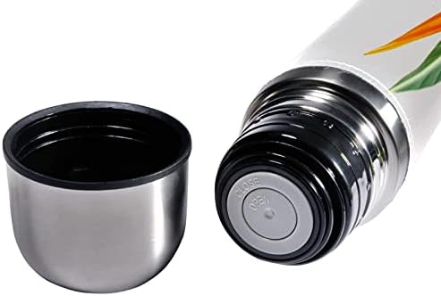 SDFSDFSD 17 גרם ואקום מבודד נירוסטה בקבוק מים ספורט קפה ספל ספל ספל עור אמיתי עטוף BPA בחינם, ציפור