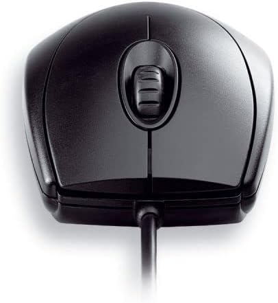 עכבר דובדבן, שחור, מ - 5450 שימוש משרדי פתול. תקע ולשחק עכבר, מתאים לשמאל ושימוש ביד ימין.