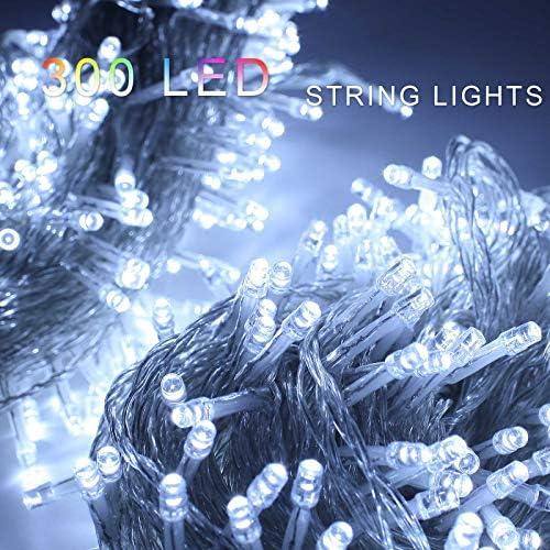 ZOIC 300 נוריות LED מסיבת חתונה מיתר פיות חג המולד מנורת אור דקורטיבית 50 מטר 8 מצבים 29 וולט פונקצית זיכרון